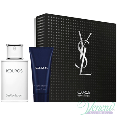 YSL Kouros Комплект (EDT 100ml + SG 100ml) за Мъже Мъжки комплекти