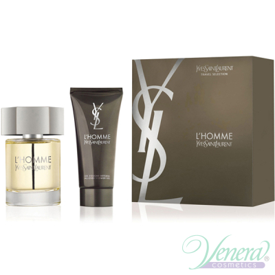 YSL L'Homme Комплект (EDT 100ml + SG 100ml) за Мъже Мъжки Комплекти