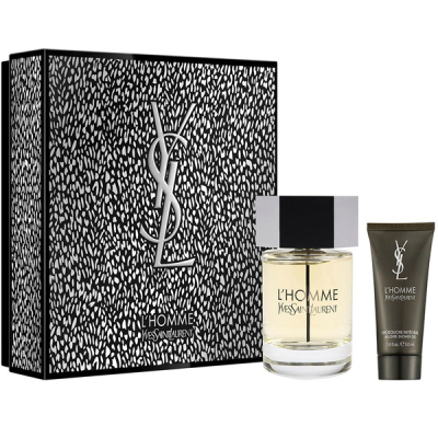 YSL L'Homme Комплект (EDT 60ml + SG 50ml) за Мъже Мъжки Комплекти
