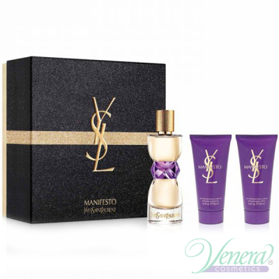 YSL Manifesto Комплект (EDP 50ml + BL 50ml + SG 50ml) за Жени Дамски Комплекти