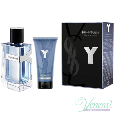 YSL Y For Men Комплект (EDT 100ml + SG 50ml) за Мъже Мъжки Комплекти