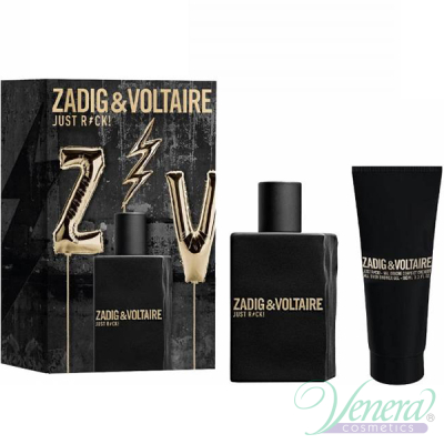 Zadig & Voltaire Just Rock! for Him Комплект (EDT 50ml + SG 100ml) за Мъже Мъжки Комплекти