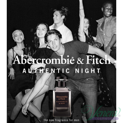 Abercrombie & Fitch Authentic Night Man EDT 100ml за Мъже БЕЗ ОПАКОВКА Мъжки Парфюми без опаковка