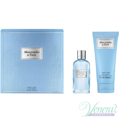 Abercrombie & Fitch First Instinct Blue for Her Комплект (EDP 50ml + BL 200ml) за Жени Дамски Комплекти