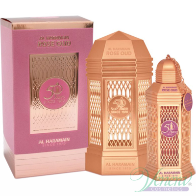 Al Haramain 50 Years Rose Oud EDP 100ml за Мъже...
