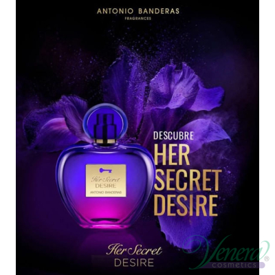 Antonio Banderas Her Secret Desire EDT 80ml за Жени БЕЗ ОПАКОВКА Дамски Парфюми без опаковка