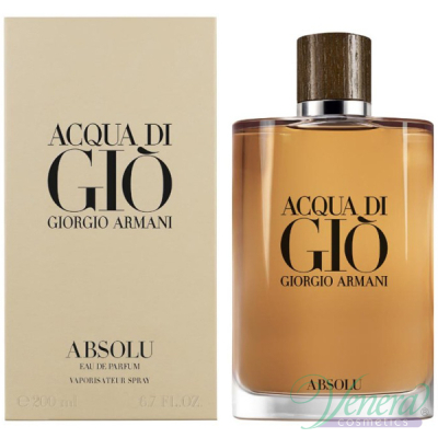 Armani Acqua Di Gio Absolu EDP 200ml за Мъже Мъжки Парфюми
