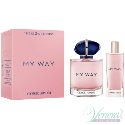 Armani My Way Комплект (EDP 90ml + EDP 15ml) за Жени Дамски Комплекти