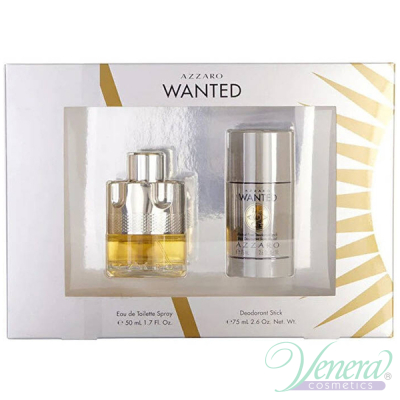 Azzaro Wanted Комплект (EDT 50ml + Deo Stick 75ml) за Мъже Комплекти