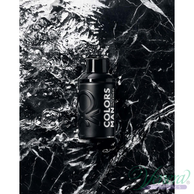Benetton Colors Man Black Intenso EDP 100ml за Мъже Мъжки Парфюми