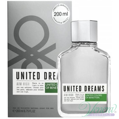 Benetton United Dreams Men Aim High EDT 200ml за Мъже Мъжки Парфюми