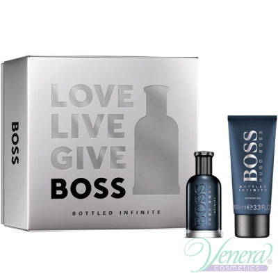 Boss Bottled Infinite Комплект (EDP 50ml + SG 100ml) за Мъже Мъжки Комплект