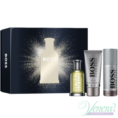 Boss Bottled Комплект (EDT 100ml + Deo Spray 15...