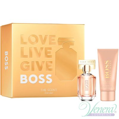 Boss The Scent for Her Комплект (EDP 50ml + BL 100ml) за Жени Дамски Парфюми
