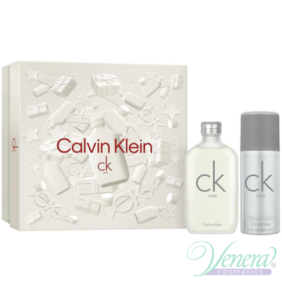 Calvin Klein CK One Комплект (EDT 100ml + Deo Spray 150ml) за Мъже и Жени Унисекс Комплекти