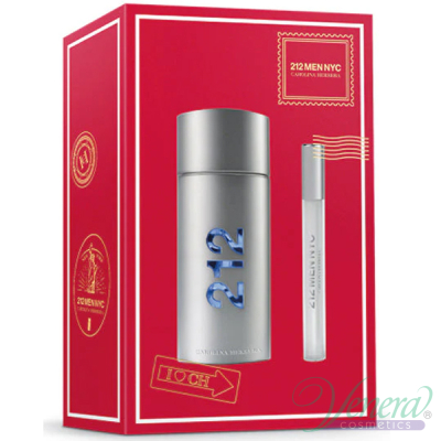 Carolina Herrera 212 Комплект (EDT 100ml + EDT 10ml) за Мъже Мъжки Комплекти