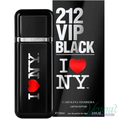 Carolina Herrera 212 VIP Black I Love NY EDP 100ml за Мъже Мъжки Парфюми