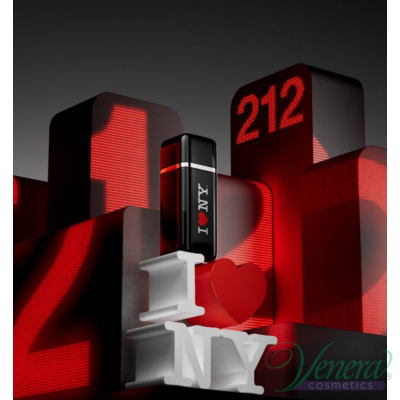 Carolina Herrera 212 VIP Black I Love NY EDP 100ml за Мъже Мъжки Парфюми