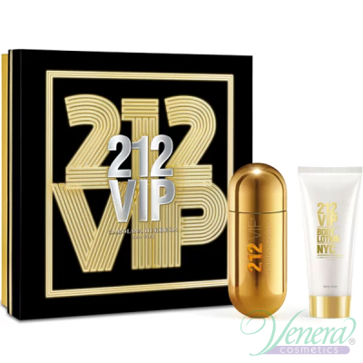 Carolina Herrera 212 VIP Комплект (EDP 80ml + Body Lotion 100ml) за Жени За Жени