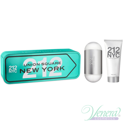 Carolina Herrera 212 Комплект (EDT 100ml + Hydrating Body Lotion 100ml) за Жени Дамски Комплекти