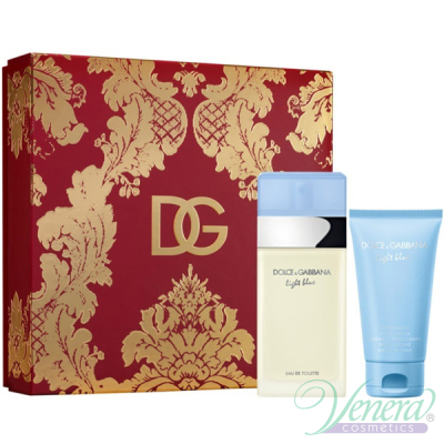 Dolce&Gabbana Light Blue Комплект (EDT 100ml + Body Cream 50ml) за Жени Дамски Комплекти