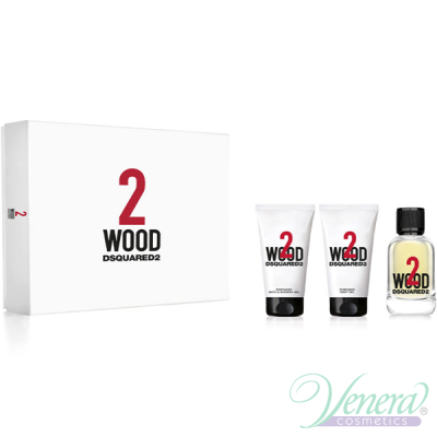 Dsquared2 2 Wood Set (EDT 50ml + BL 50ml + SG 50ml) за Мъже и Жени Унисекс Комплекти
