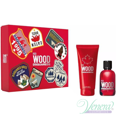 Dsquared2 Red Wood Комплект (EDT 100ml + SG 150ml) за Жени Дамски Комплекти