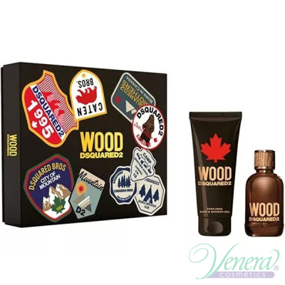 Dsquared2 Wood for Him Комплект (EDT 100ml + SG 150ml) за Мъже Мъжки Комплекти