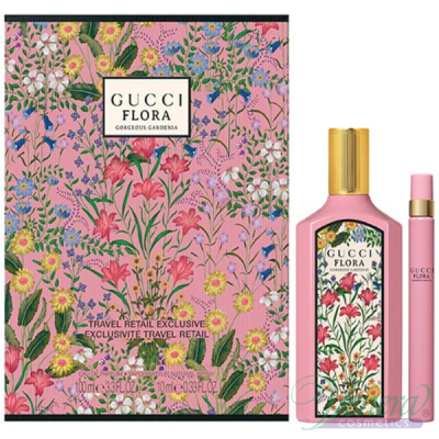 Gucci Flora Gorgeous Gardenia Eau de Parfum Комплект (EDP 50ml + EDP 10ml) за Жени Дамски Комплекти