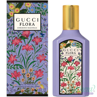 Gucci Flora Gorgeous Magnolia Eau de Parfum EDP 50ml за Жени Дамски Парфюми