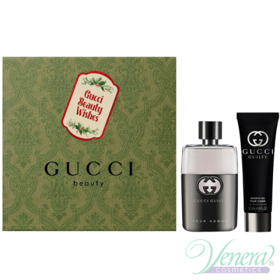 Gucci Guilty Pour Homme Комплект (EDT 50ml + SG 50ml) за Мъже Мъжки Комплекти