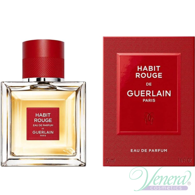 Guerlain Habit Rouge Eau de Parfum EDP 50ml за Мъже Мъжки Парфюми