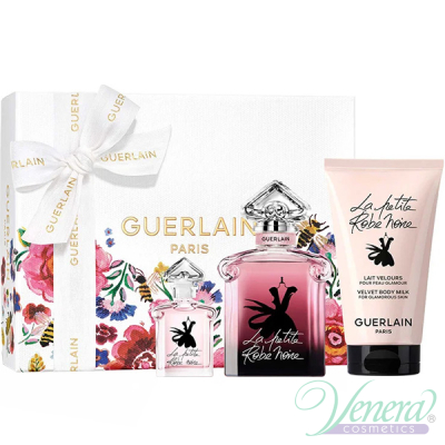 Guerlain La Petite Robe Noire Eau de Parfum Intense Комплект (EDP 50ml + EDP 5ml + Body Milk 75ml) за Жени Дамски Комплекти