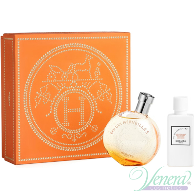 Hermes Eau Des Merveilles Set (EDT 100ml + BL 80ml) за Жени Дамски Комплекти