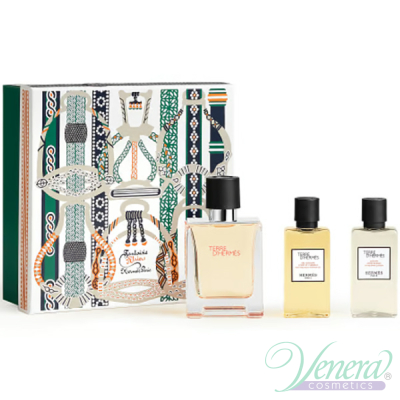 Hermes Terre D'Hermes Комплект (EDT 50ml + AS Lotion 40ml + SG 40ml) за Мъже Мъжки Комплекти