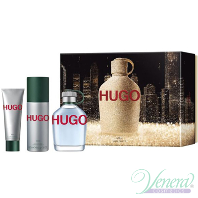 Hugo Boss Hugo Комплект (EDT 125ml + Deo Spray 150ml + SG 50ml) за Мъже Мъжки Комплекти