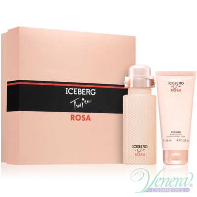 Iceberg Twice Rosa Комплект (EDT 125ml + BL 100ml) за Жени Дамски Комплекти