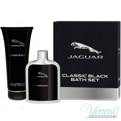 Jaguar Classic Black Set (EDT 100ml + SG 200ml) за Мъже Мъжки Комплекти