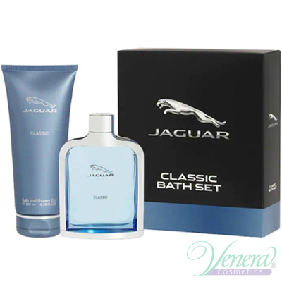 Jaguar Classic Blue Set (EDT 100ml + SG 200ml) за Мъже Мъжки Комплекти
