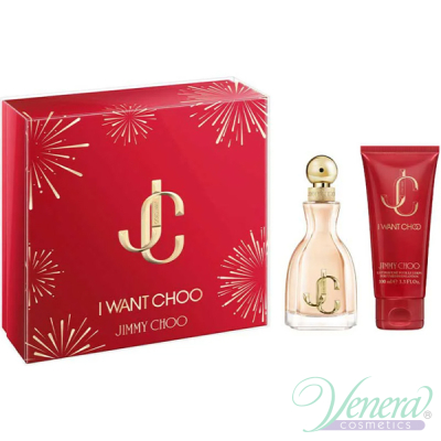 Jimmy Choo I Want Choo Комплект (EDP 60ml + BL 100ml) за Жени Дамски Комплекти