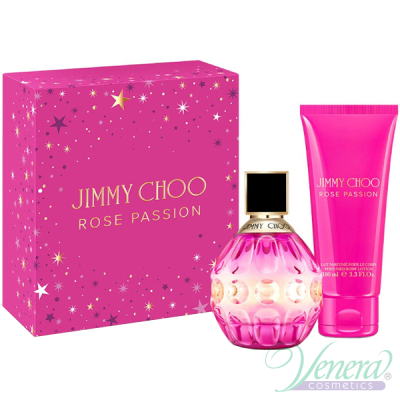 Jimmy Choo Rose Passion Set (EDP 60ml + BL 100ml) за Жени Дамски Комплекти