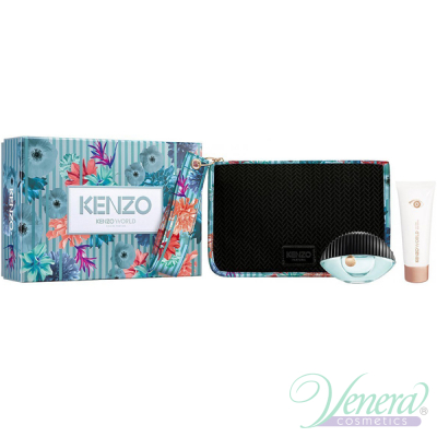 Kenzo World Комплект (EDP 50ml + BL 75ml + Pouc...