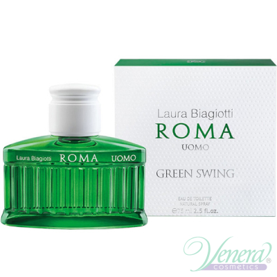 Laura Biagiotti Roma Uomo Green Swing EDT 75ml за Mъже Мъжки Парфюми