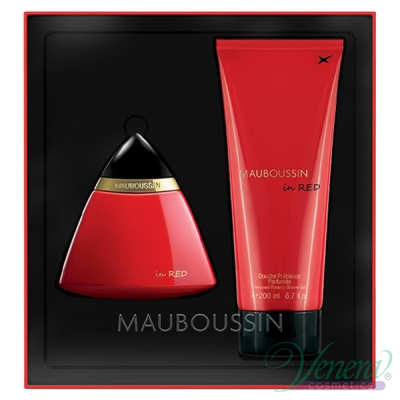 Mauboussin in Red Комплект (EDP 100ml + SG 200ml) за Жени Дамски Комплекти