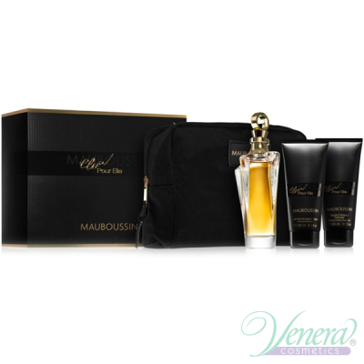 Mauboussin Elixir Pour Elle Комплект (EDP 100ml + BL 100ml + SG 100ml + Bag) за Жени Дамски Комплекти