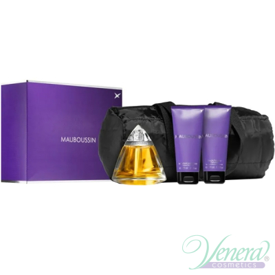 Mauboussin Mauboussin Комплект (EDP 100ml + BL 100ml + SG 100ml + Bag) за Жени Дамски Комплекти