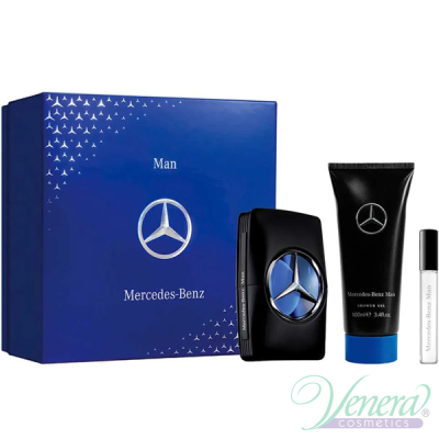 Mercedes-Benz Man Комплект (EDT 100ml + SG 100ml + EDT 10ml) за Мъже Мъжки Комплекти