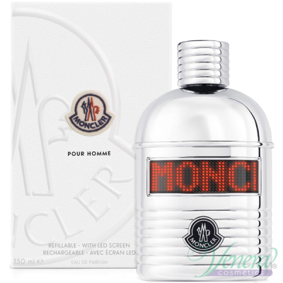 Moncler pour Homme EDP 150ml with LED Screen Refillable за Мъже Мъжки Парфюми