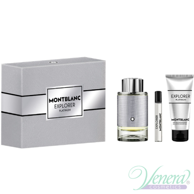 Montblanc Explorer Platinum Комплект (EDP 100ml + SG 100ml + EDP 7.5ml) за Мъже Мъжки Комплекти