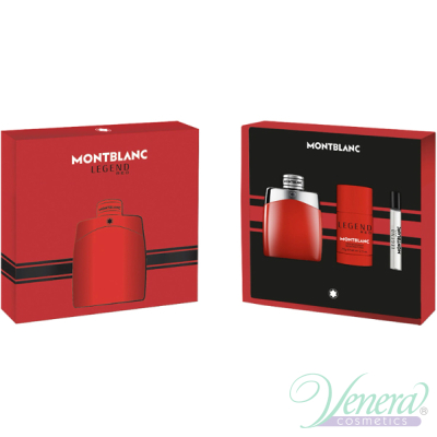 Mont Blanc Legend Red Комплект (EDP 100ml + Deo Stick 75ml + EDP 7.5ml) за Мъже Мъжки Комплекти